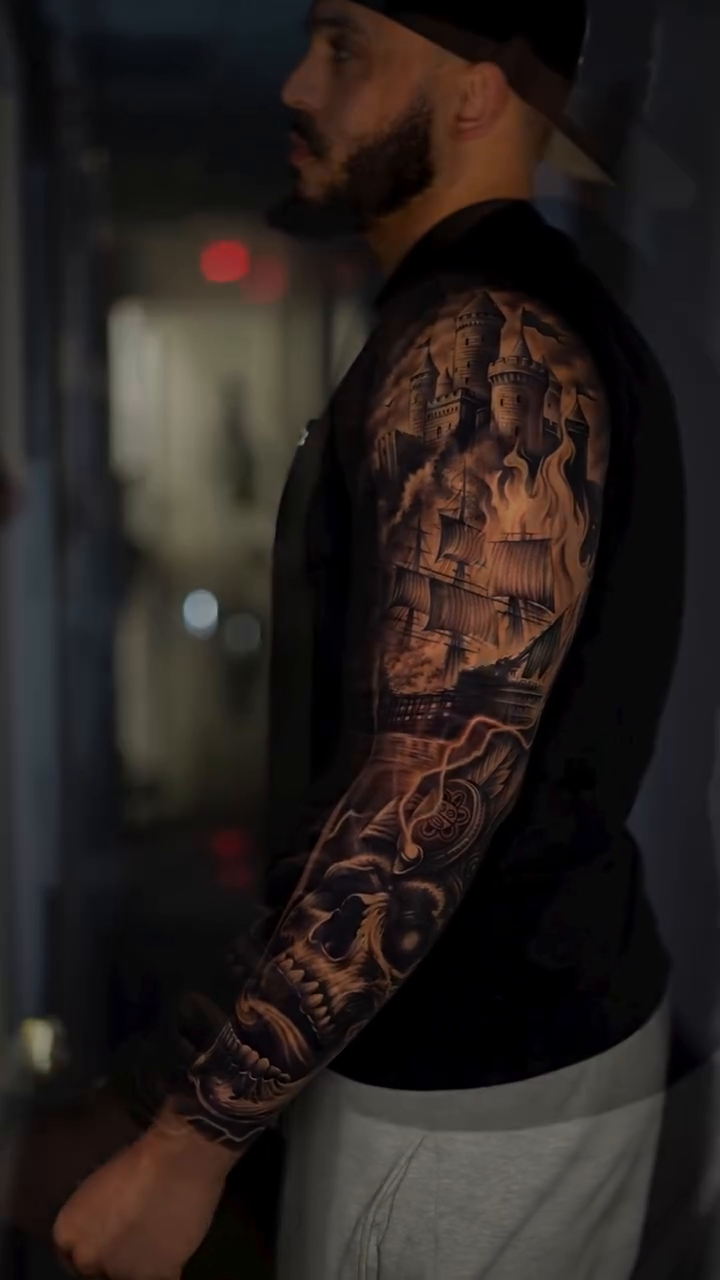 Tattoo by @estebanceron_art โ black_and_grey, realism