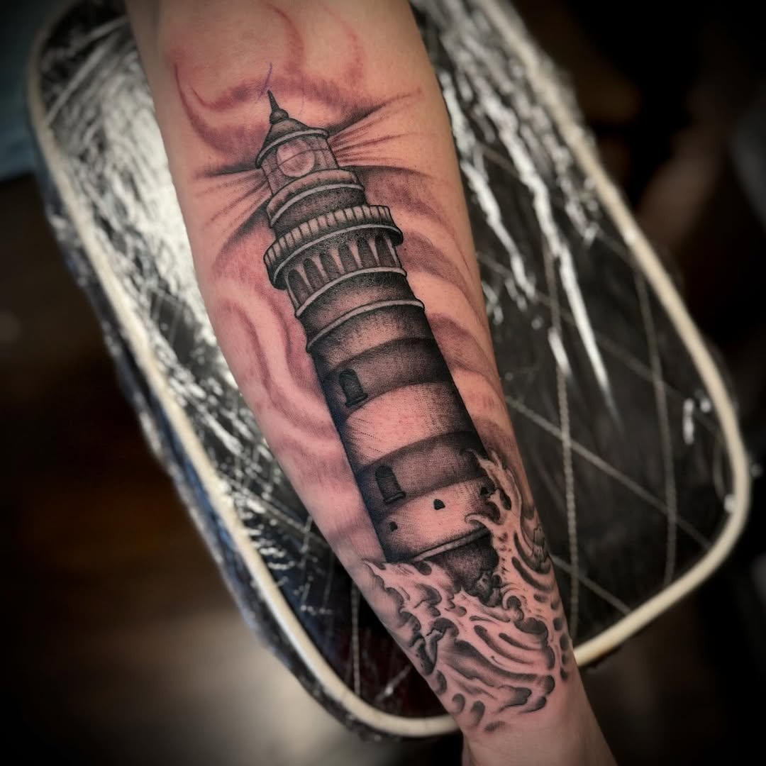 Tattoo by @troymorttattooer — black_and_grey, realism