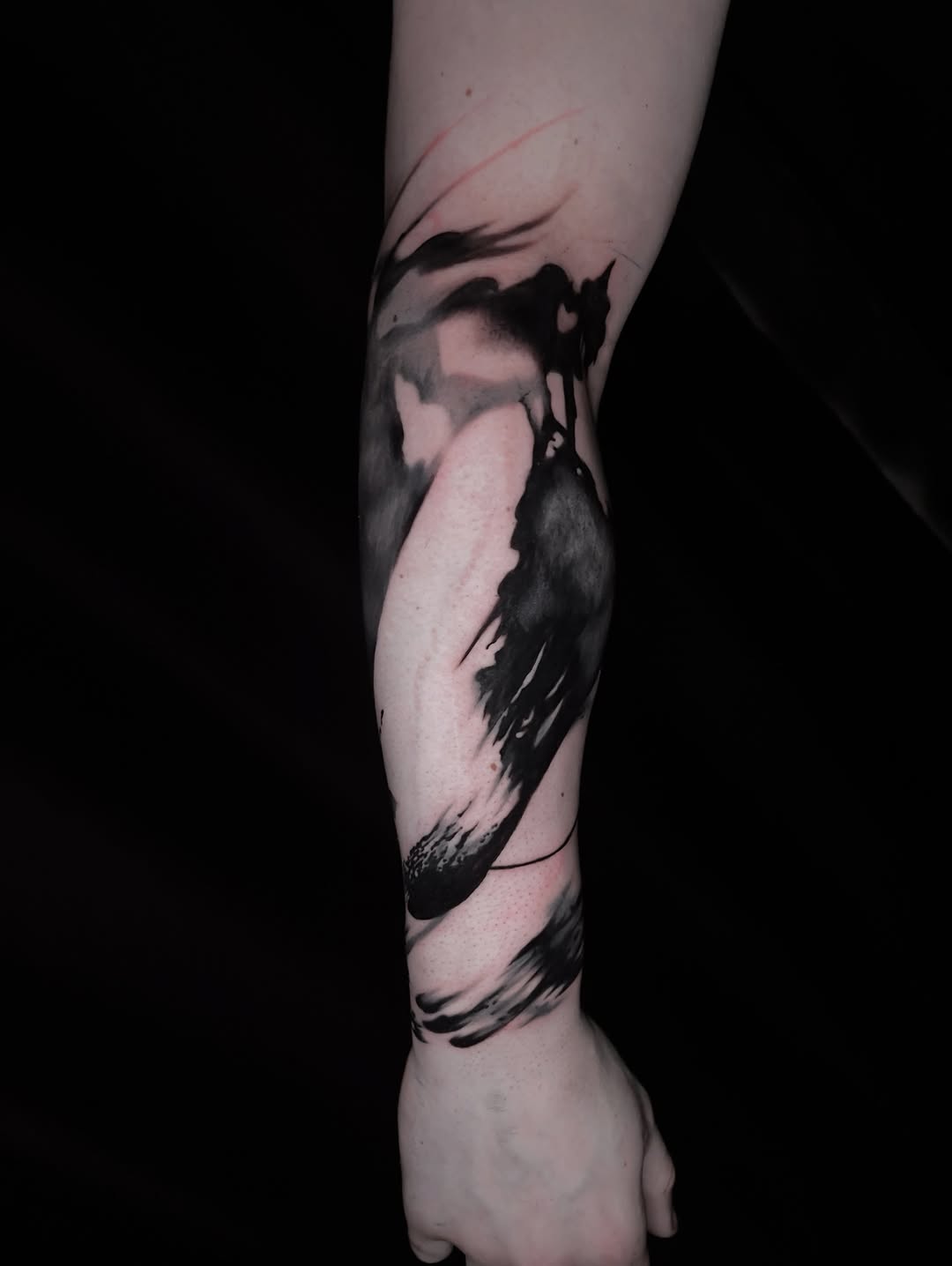 Tattoo by @svityktattoo_msk — blackwork, trash_polka