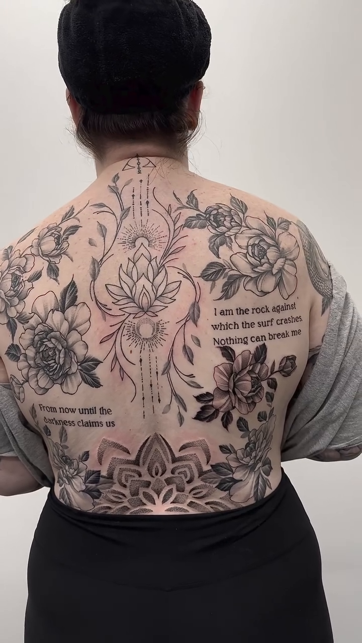 Tattoo by @nuneztattedme — black_and_grey, ornamental