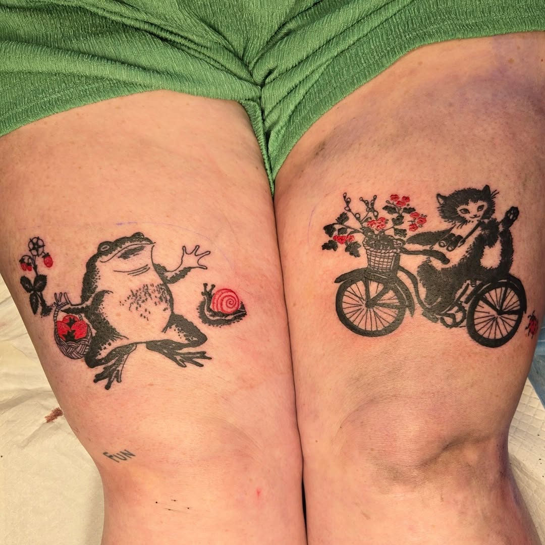 Tattoo by @thebgailboyd — blackwork