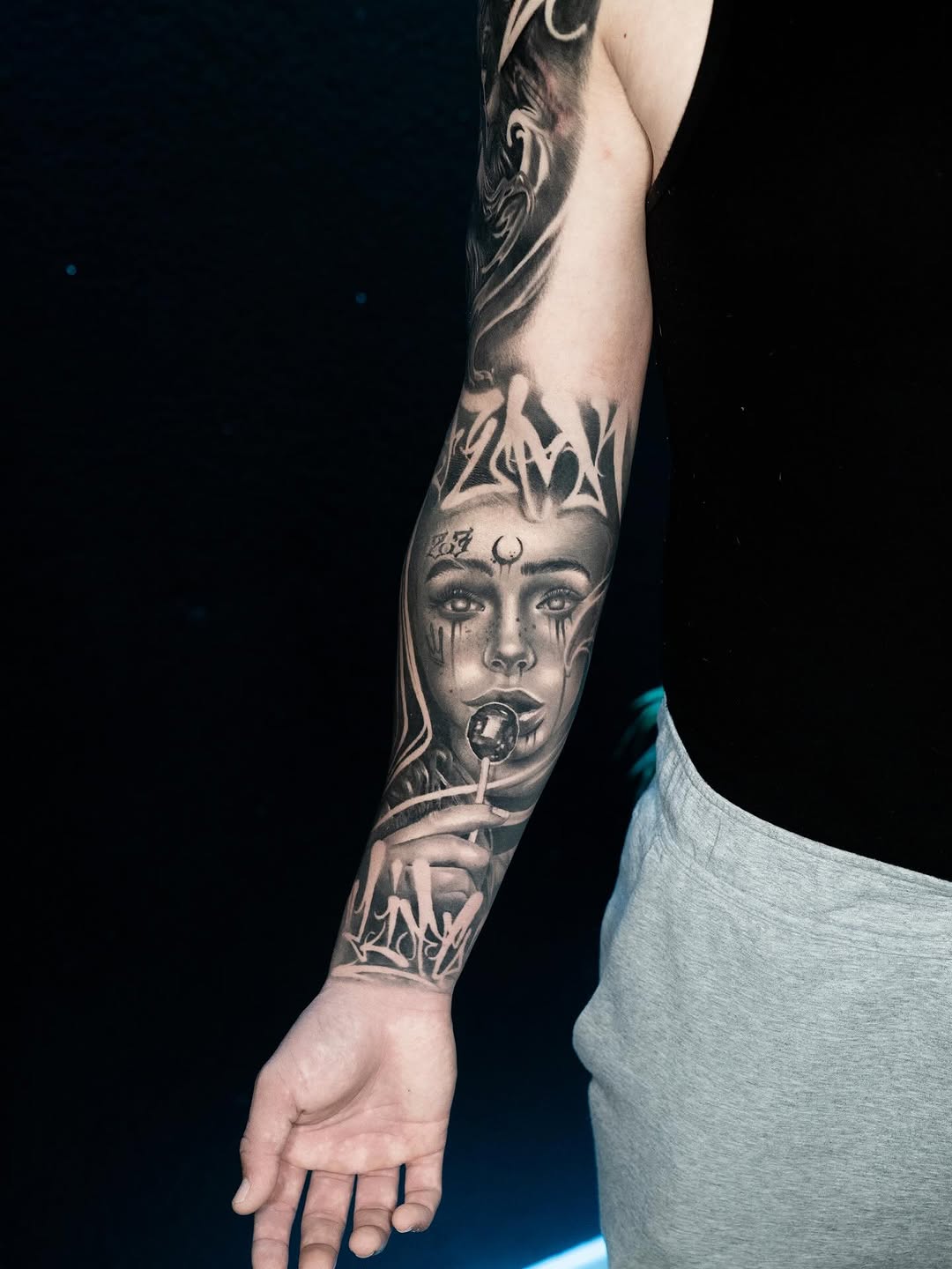 Tattoo by @saekone1 β black_and_grey, realism