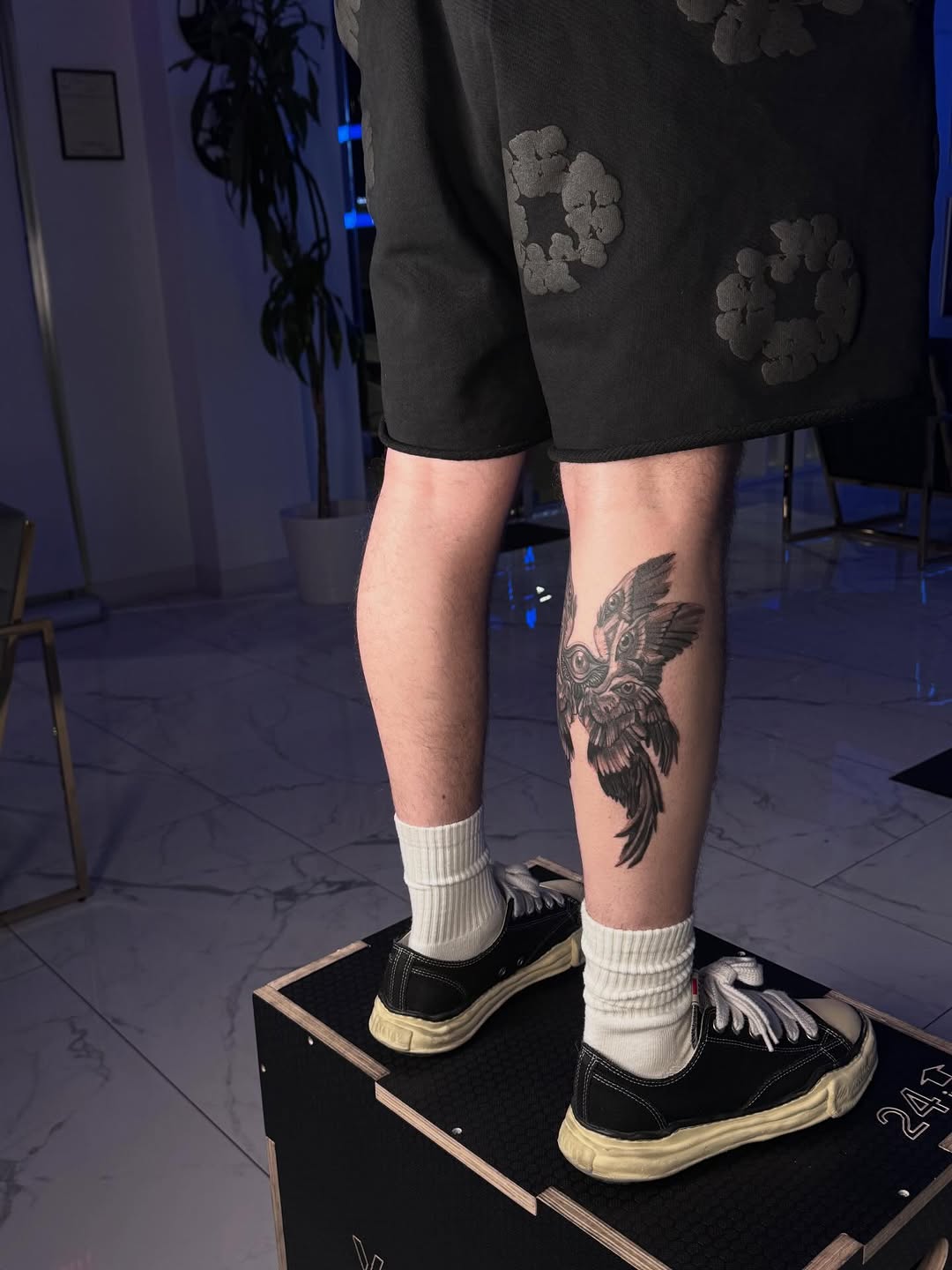 Tattoo by @iddy_sdt — blackwork, illustrative