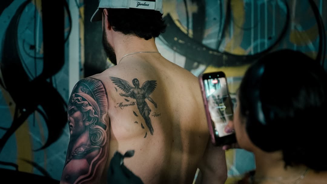 Tattoo by @cel.lee — realism, black_and_grey