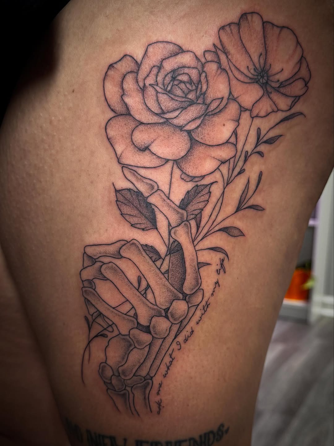 Tattoo by @bethanymorgan_tattoos — fine_line, black_and_grey