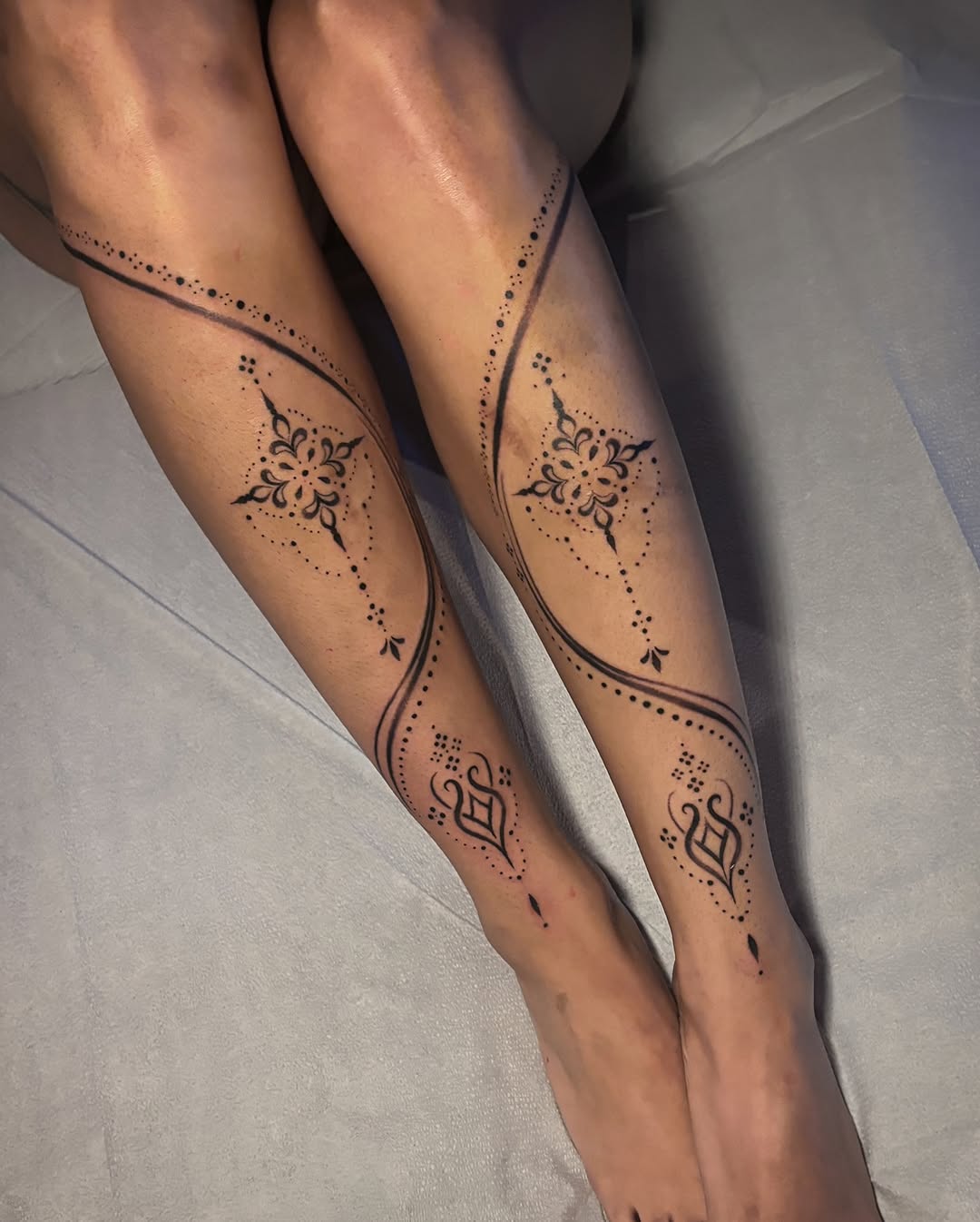 Tattoo by @driftwood.ttt — fine_line, dotwork