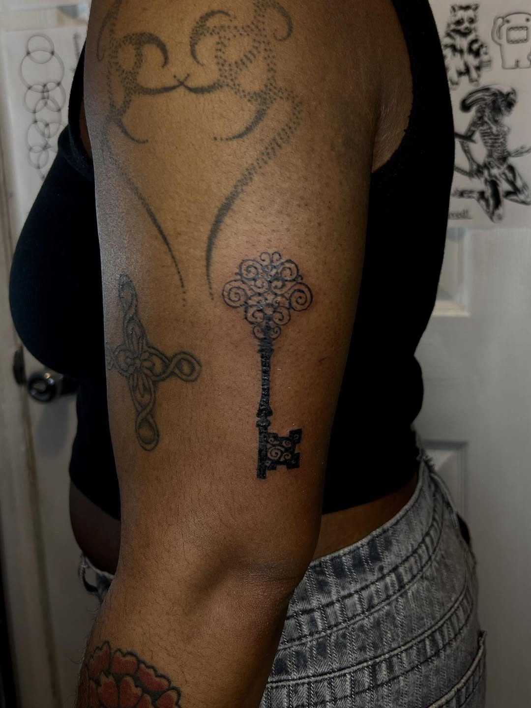 Tattoo by @witnessedhell — blackwork