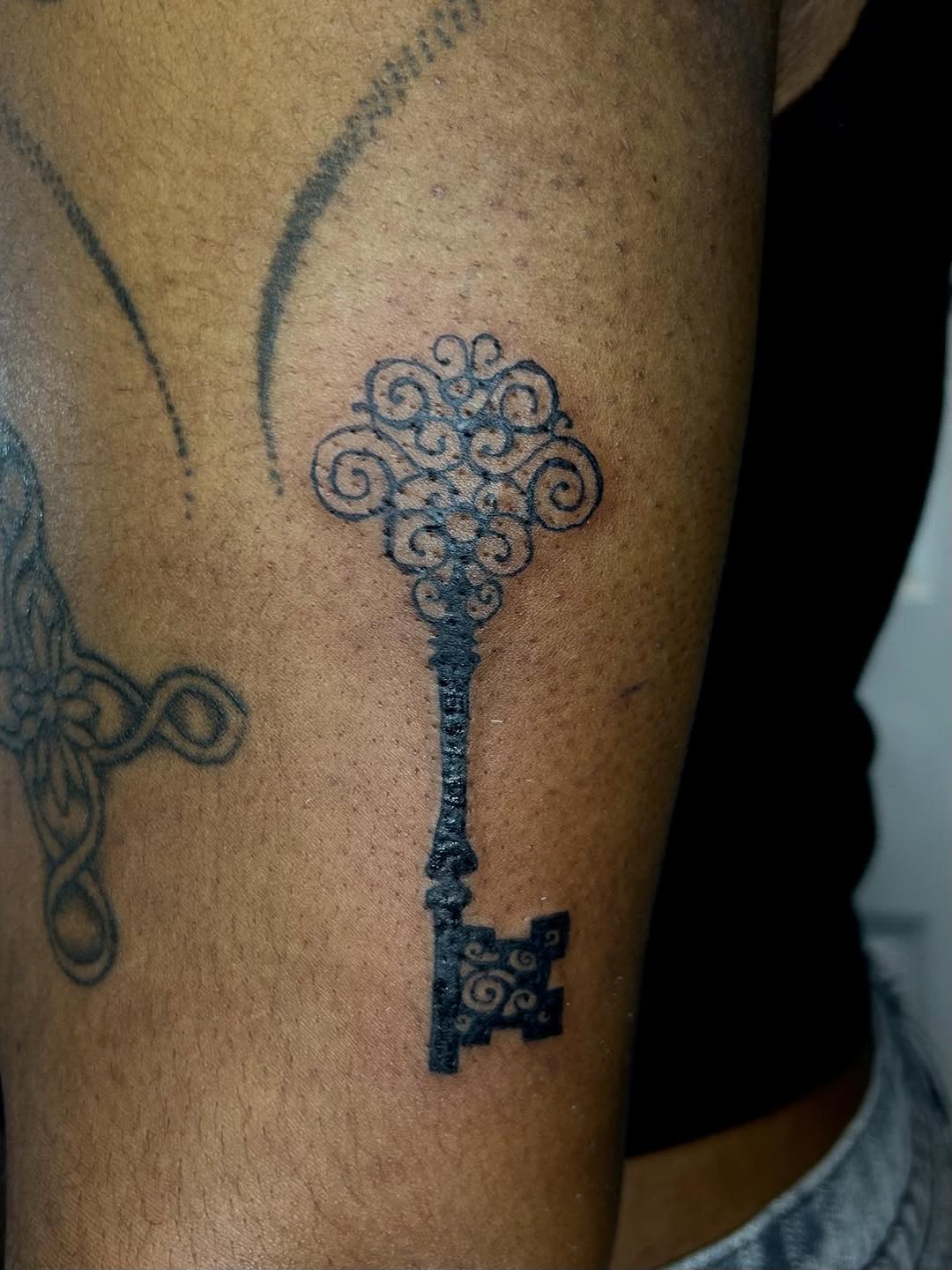 Tattoo by @witnessedhell — blackwork, ornamental