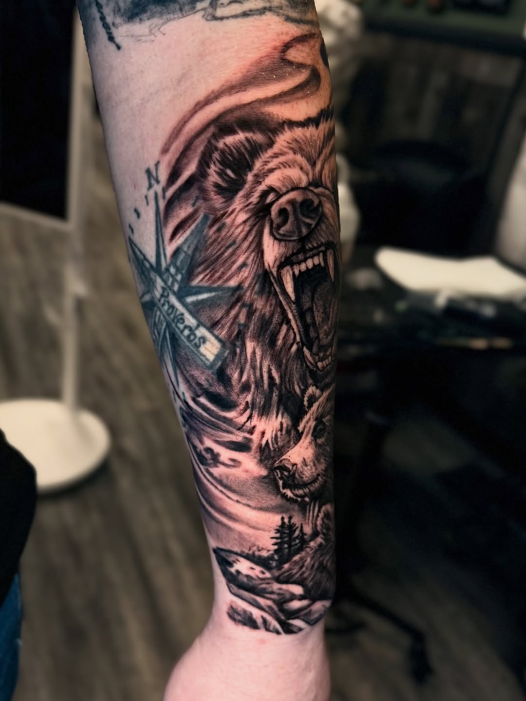 Tattoo by @hopedealingtattooer β realism, black_and_grey