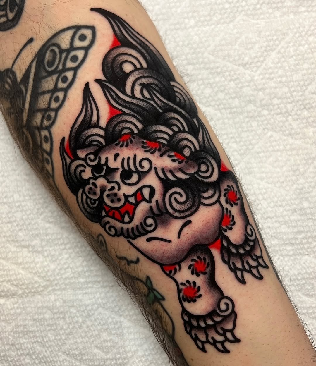 Tattoo by @ianjettnyc — japanese_irezumi, american_traditional