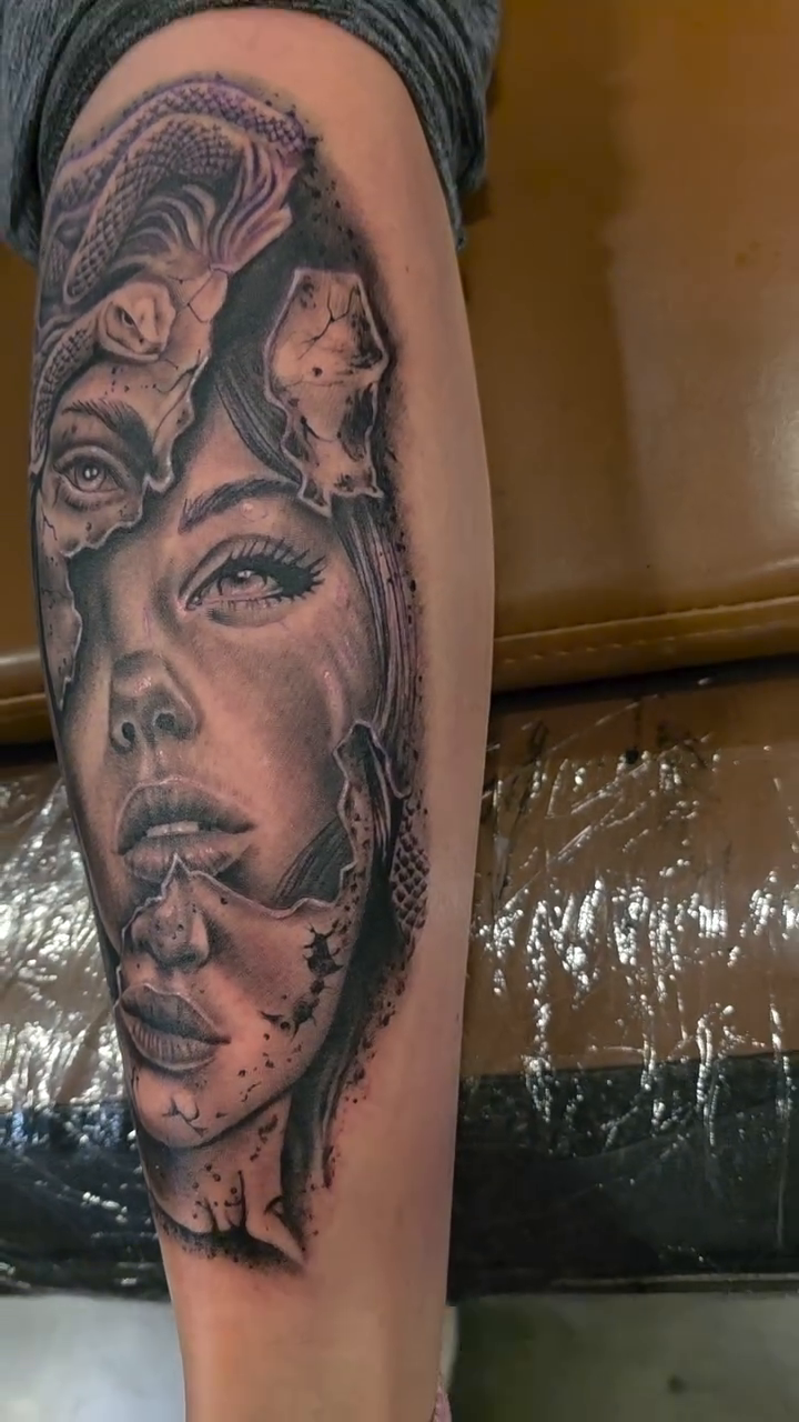 Tattoo by @juniorinkslinger — realism, dark_realism