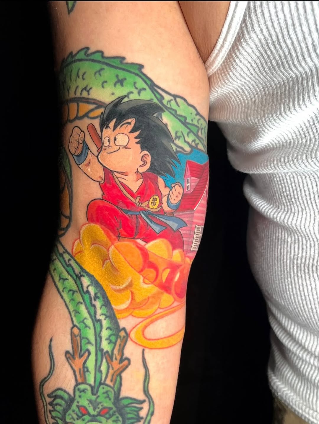 Tattoo by @azu.inks — anime, new_school