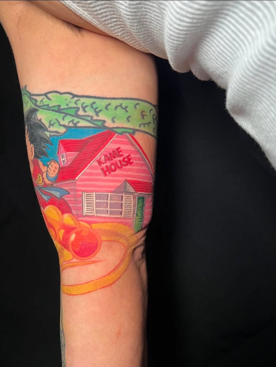 Tattoo by @azu.inks — anime, new_school