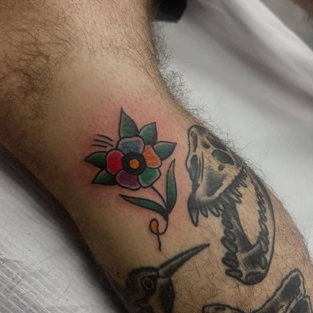 Tattoo by @robbdoodle — american_traditional, illustrative