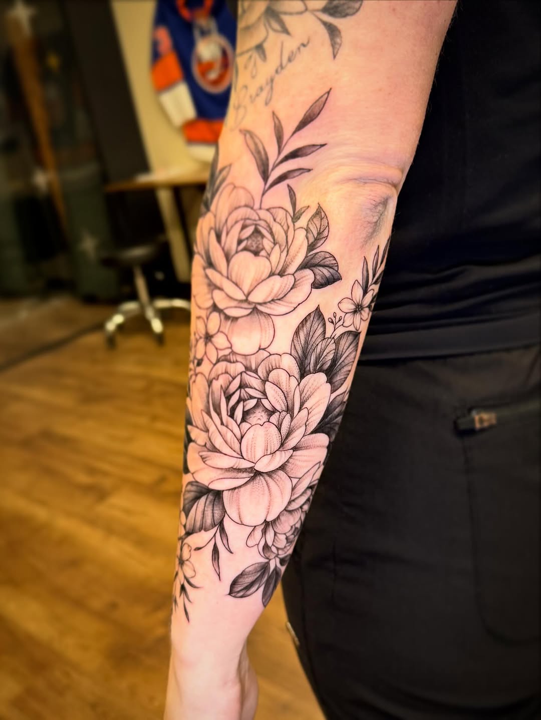 Tattoo by @sterling_tattoos β black_and_grey, fine_line