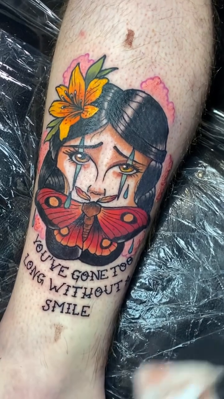 Tattoo by @posterboy_for_second_place — american_traditional, illustrative