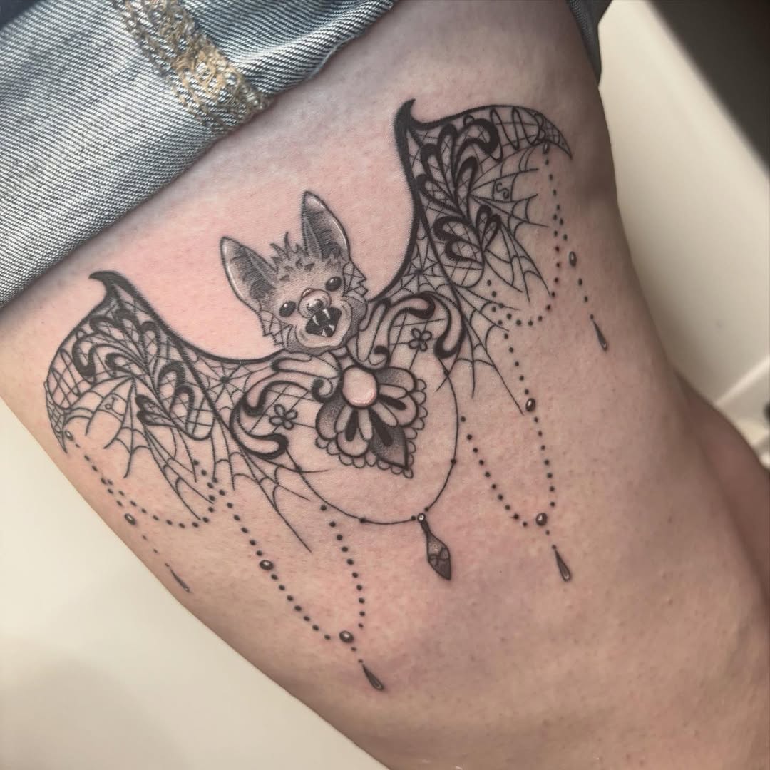 Tattoo by @jayspike_tattoos — black_and_grey, ornamental
