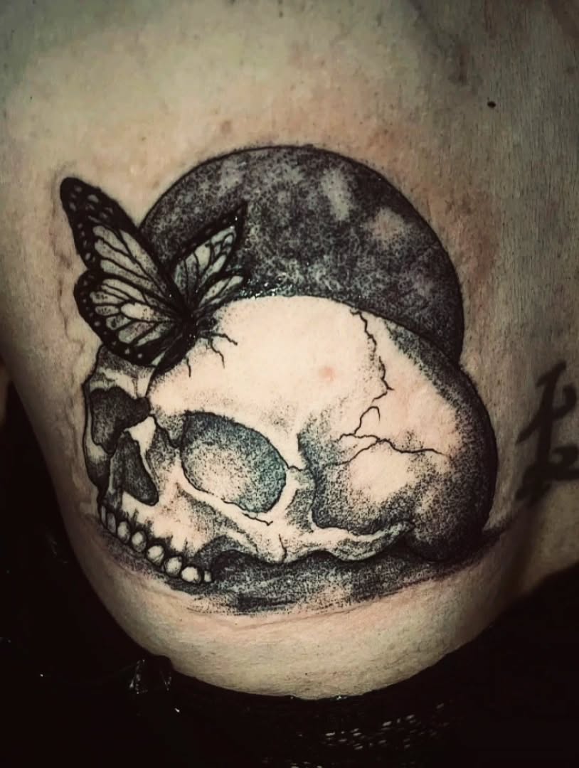 Tattoo by @sixx.ink_tt β dotwork, black_and_grey