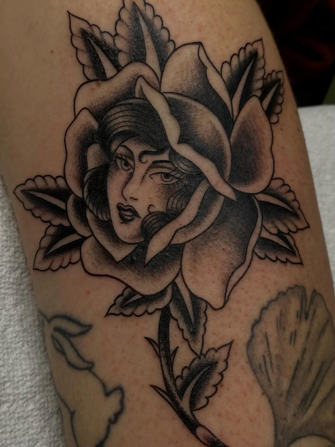 Tattoo by @kieratattoos — american_traditional, illustrative