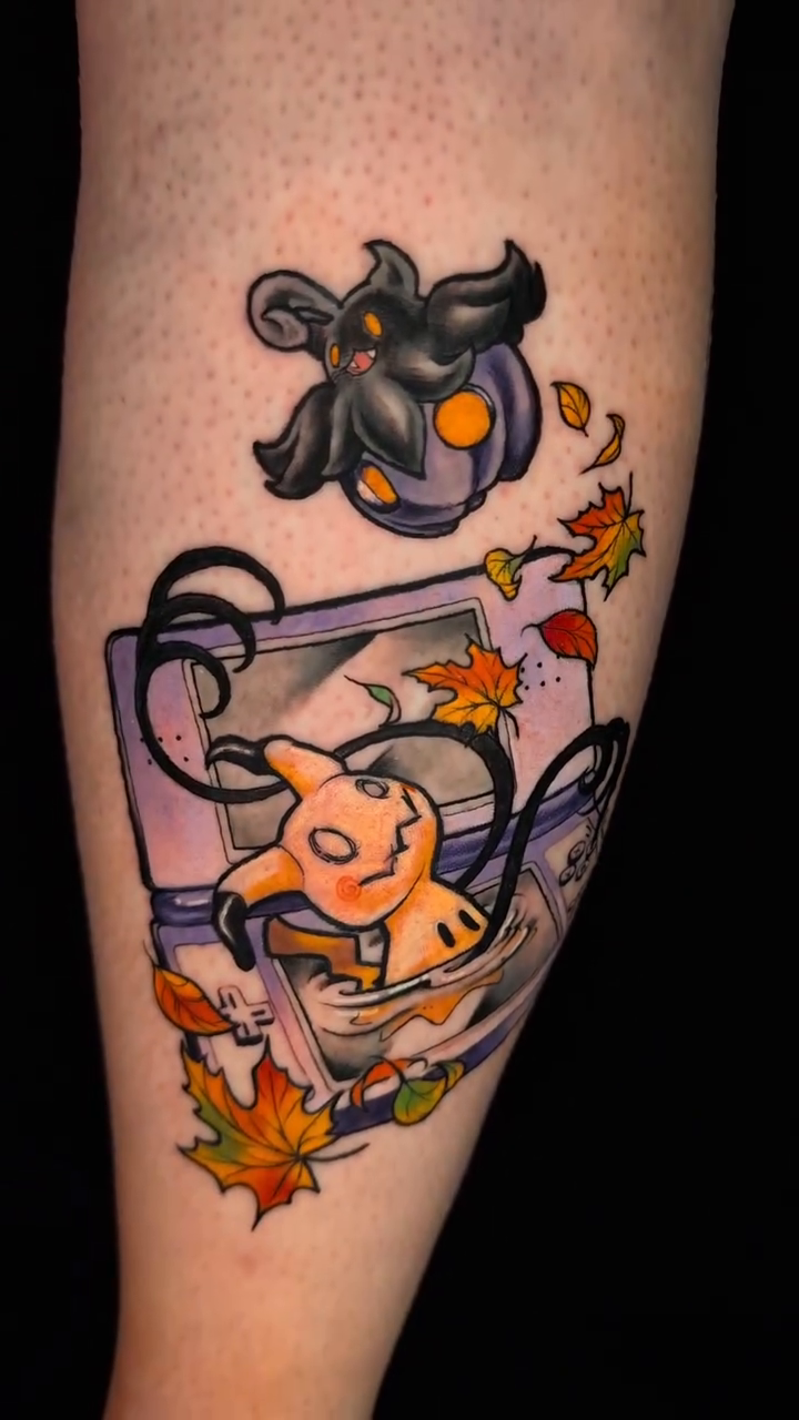 Tattoo by @viiduquette — new_school, anime