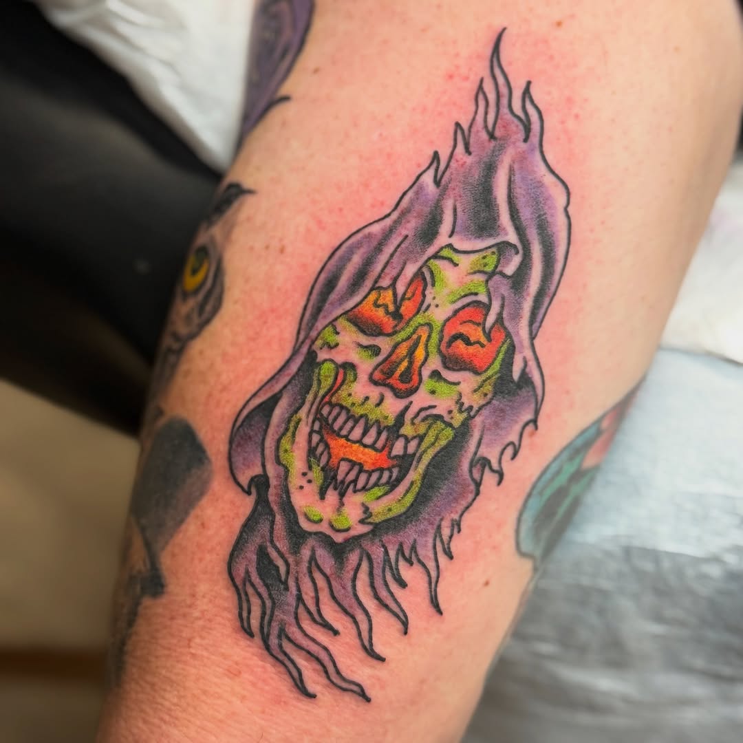 Tattoo by @me_my_self — new_school, dark_realism