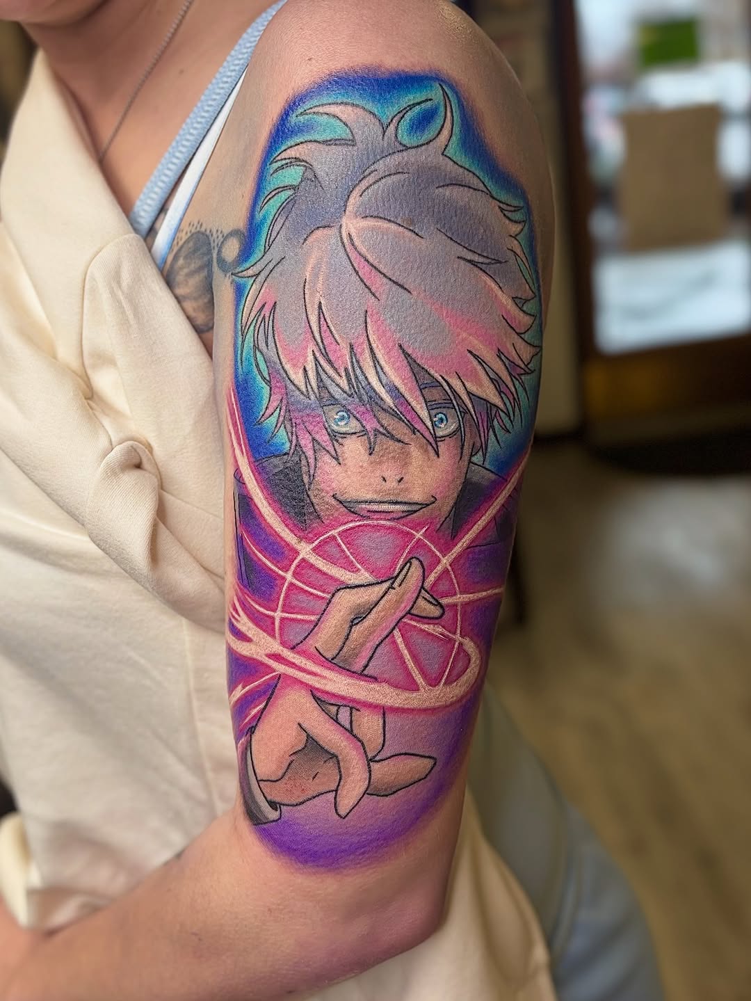 Tattoo by @citykitty.ink β anime