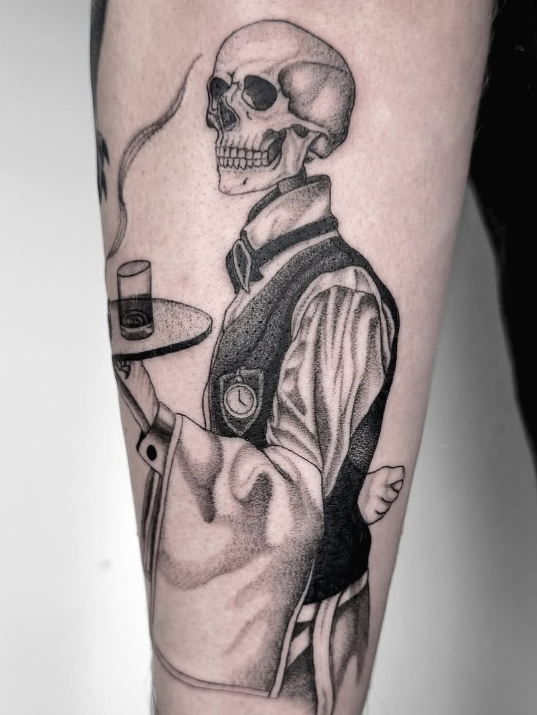 Tattoo by @grit.tattoo — realism, black_and_grey