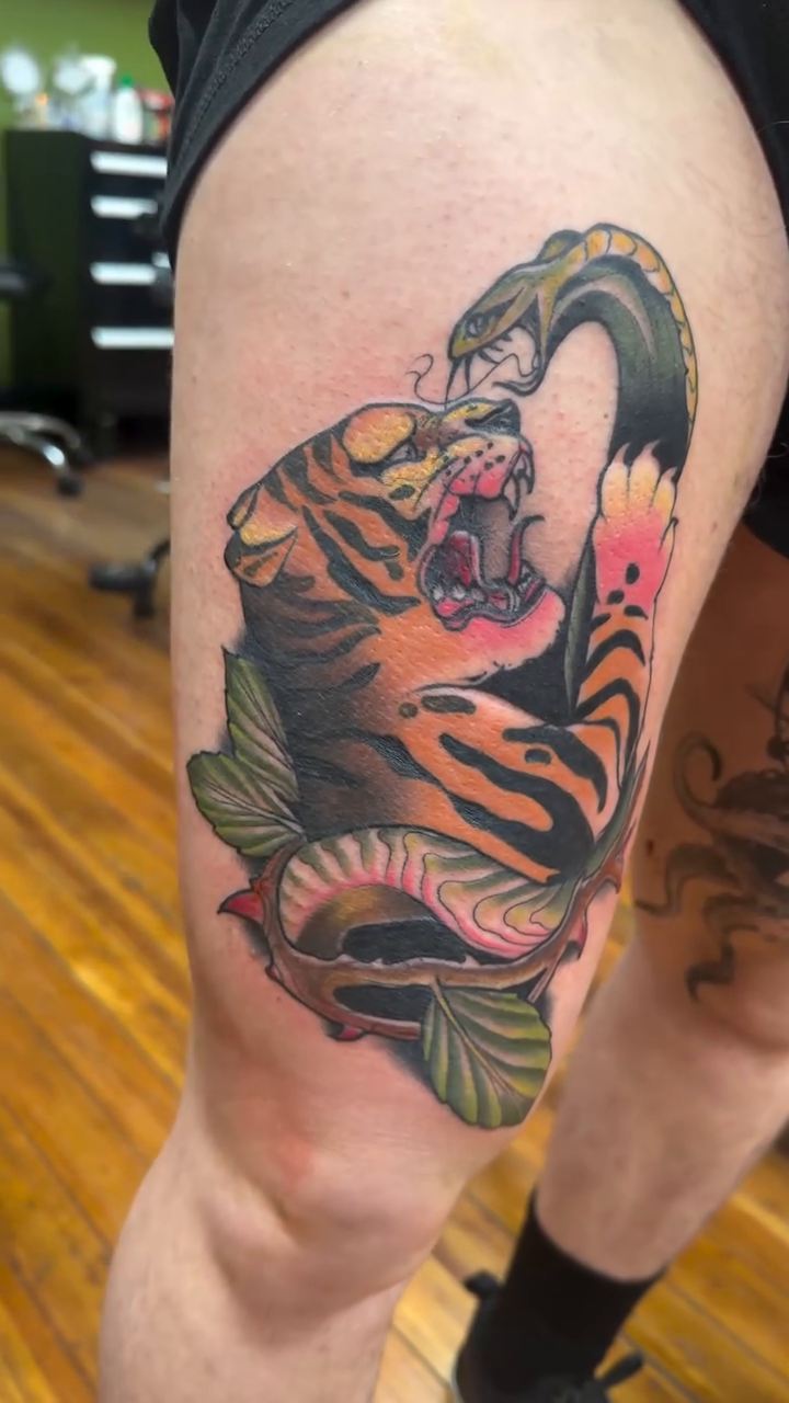 Tattoo by @duff_mccormack — neo_traditional, japanese_irezumi
