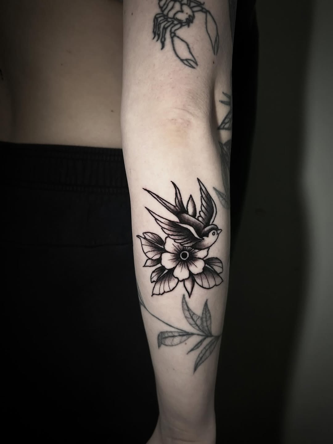 Tattoo by @dylanstevenstattoo — american_traditional, black_and_grey