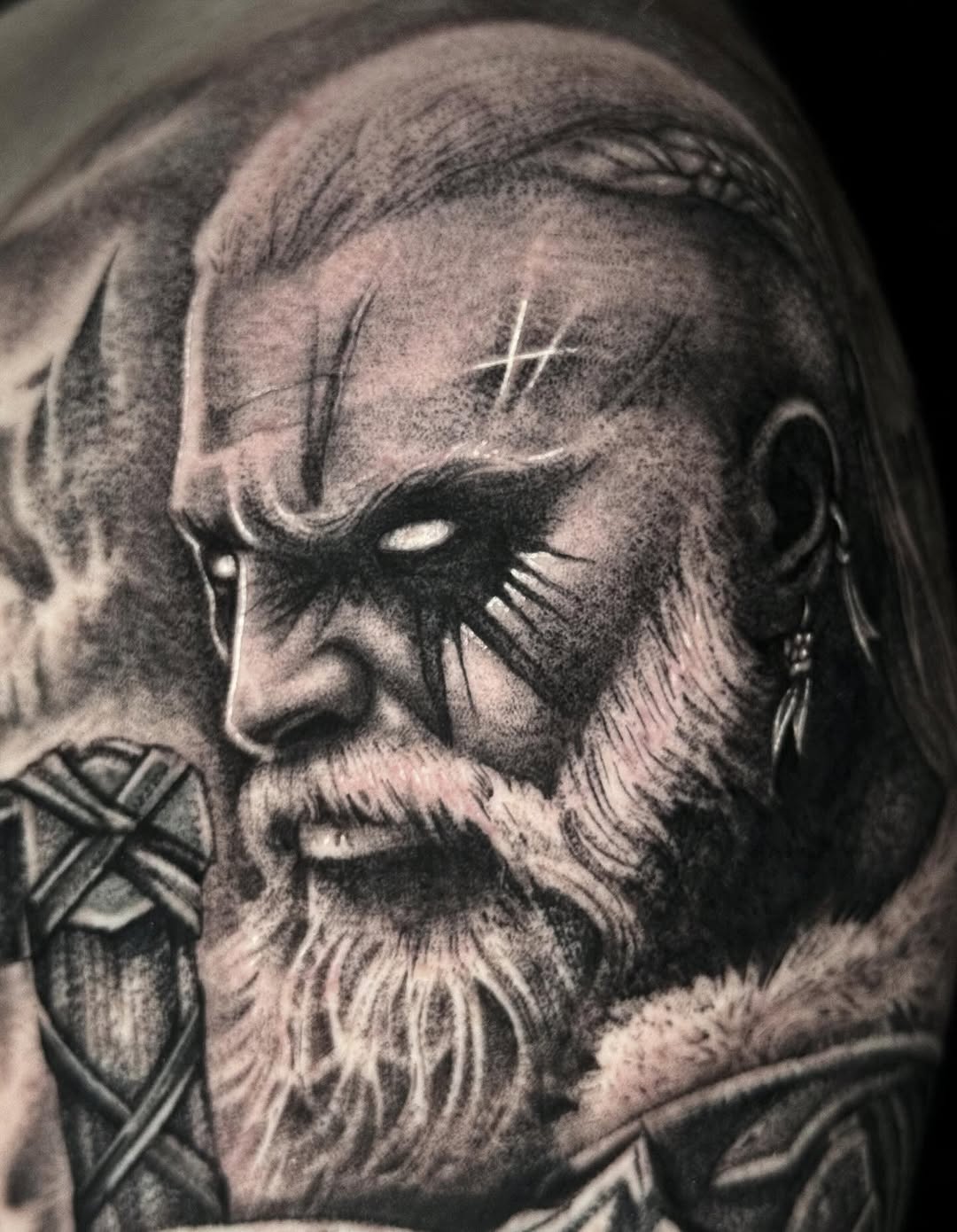 Tattoo by @the_alkomist — realism, black_and_grey