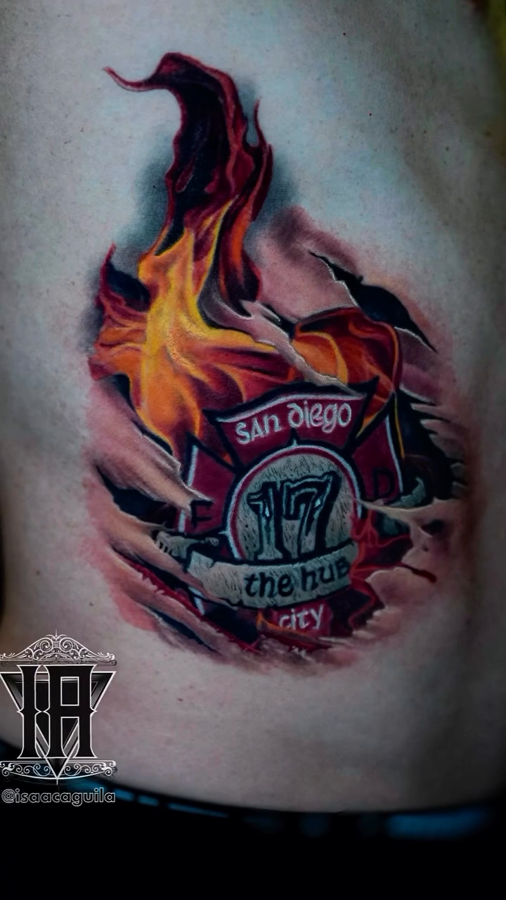 Tattoo by @isaacaguila — realism, black_and_grey