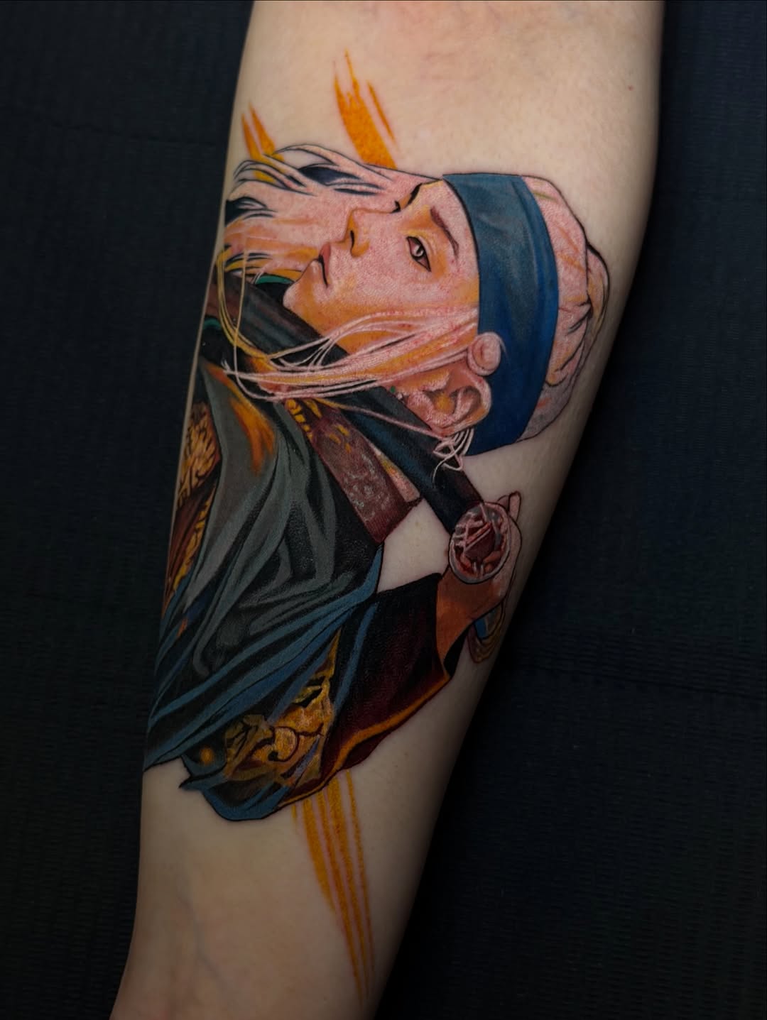 Tattoo by @kamil_inki — realism, anime