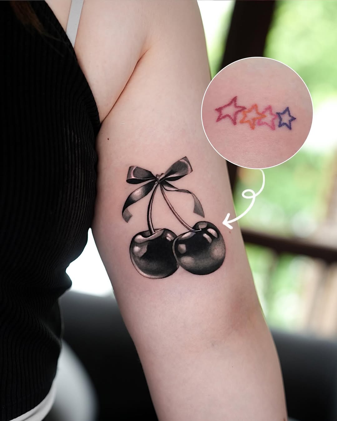 Tattoo by @mei_tatt — realism, black_and_grey