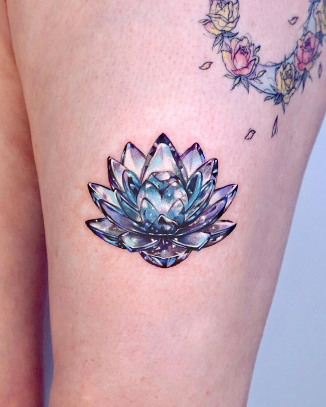 Tattoo by @mei_tatt — realism, watercolor