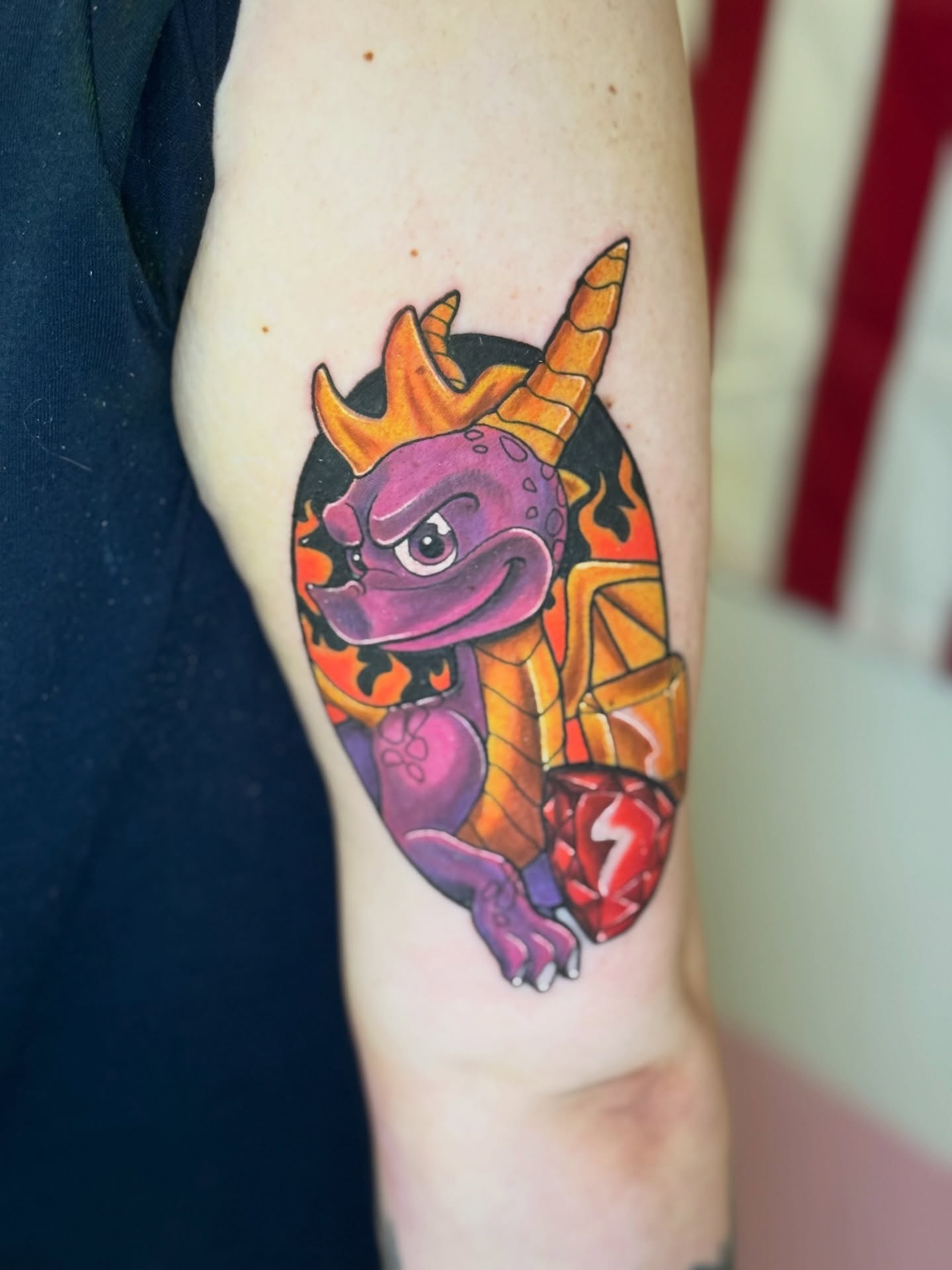 Tattoo by @w33bmachin3 — new_school, anime