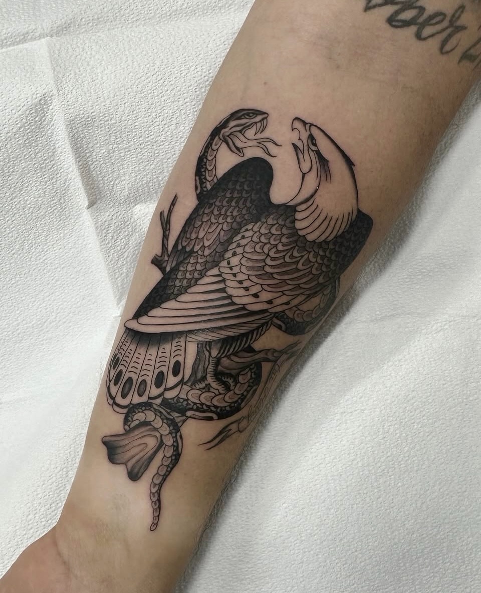 Tattoo by @nicholasleetattoo — blackwork