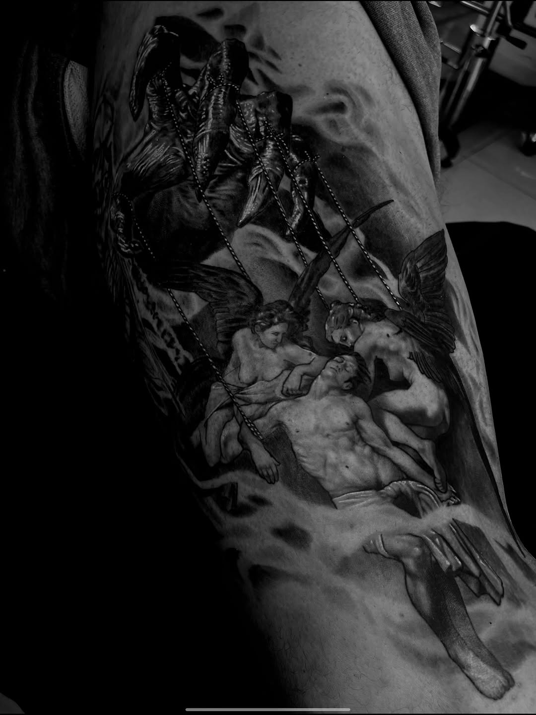 Tattoo by @charles_arizmendy — realism, dark_realism