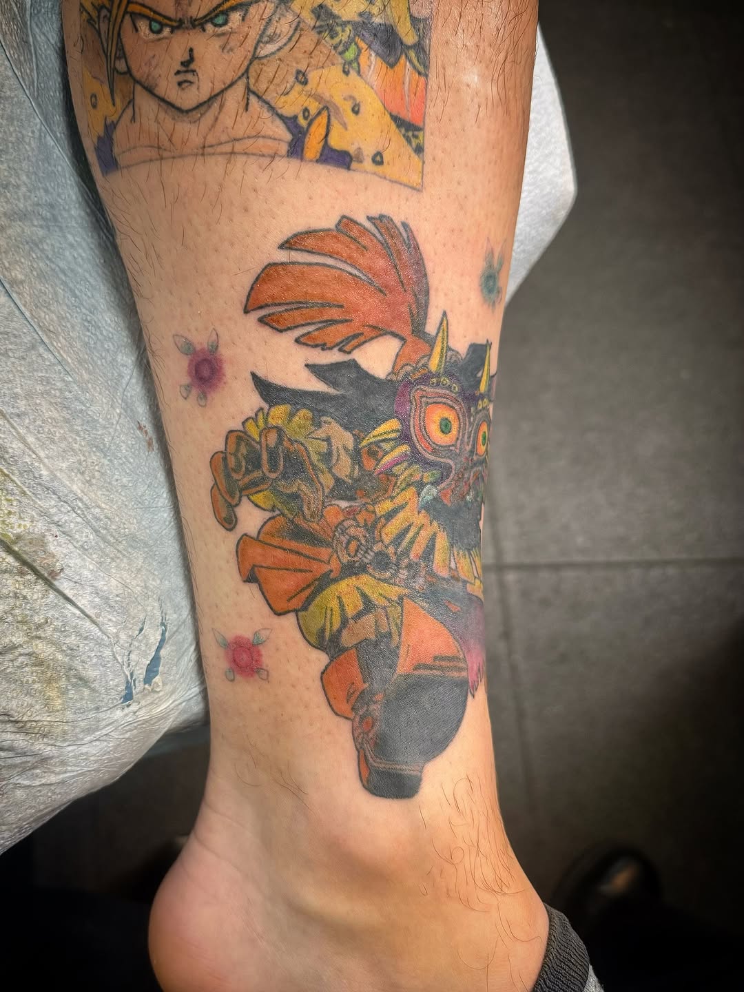 Tattoo by @laura.jade.tattoos β illustrative, anime