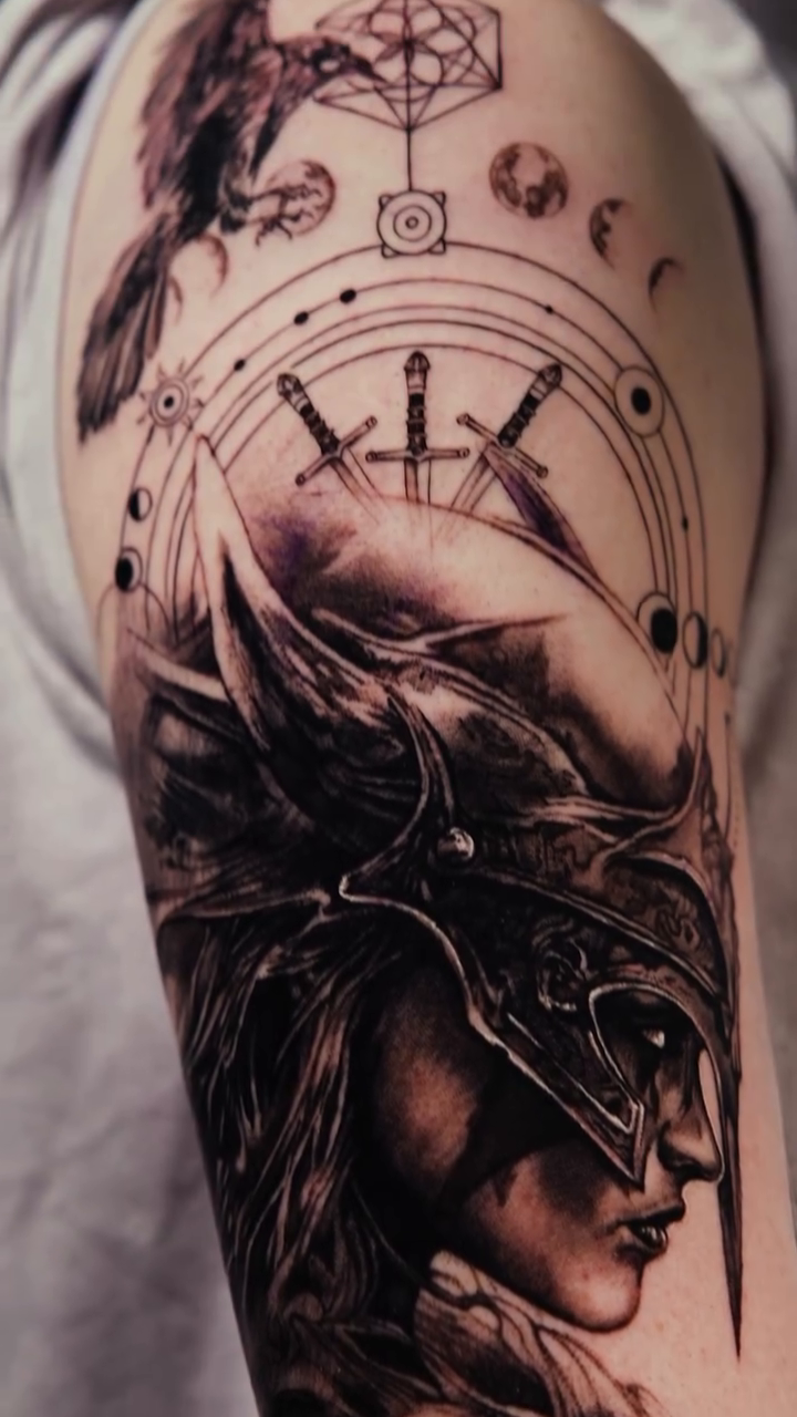 Tattoo by @katuvetattoo β black_and_grey, illustrative