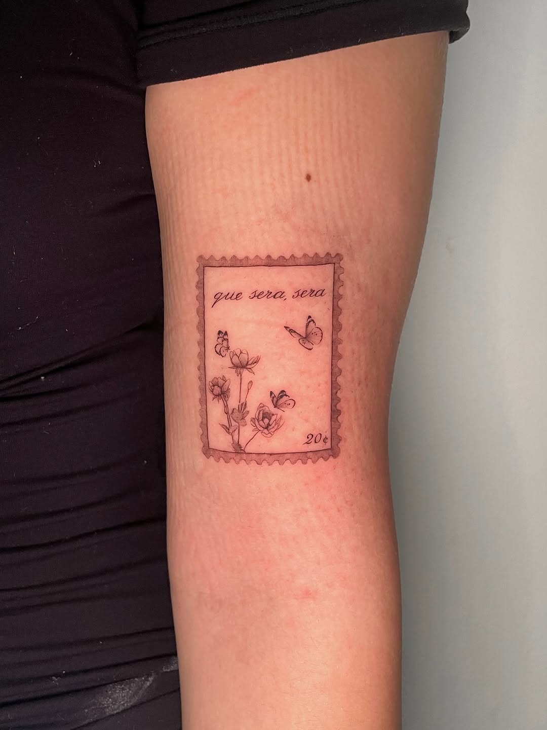 Tattoo by @sayhello.ink โ fine_line, lettering_script