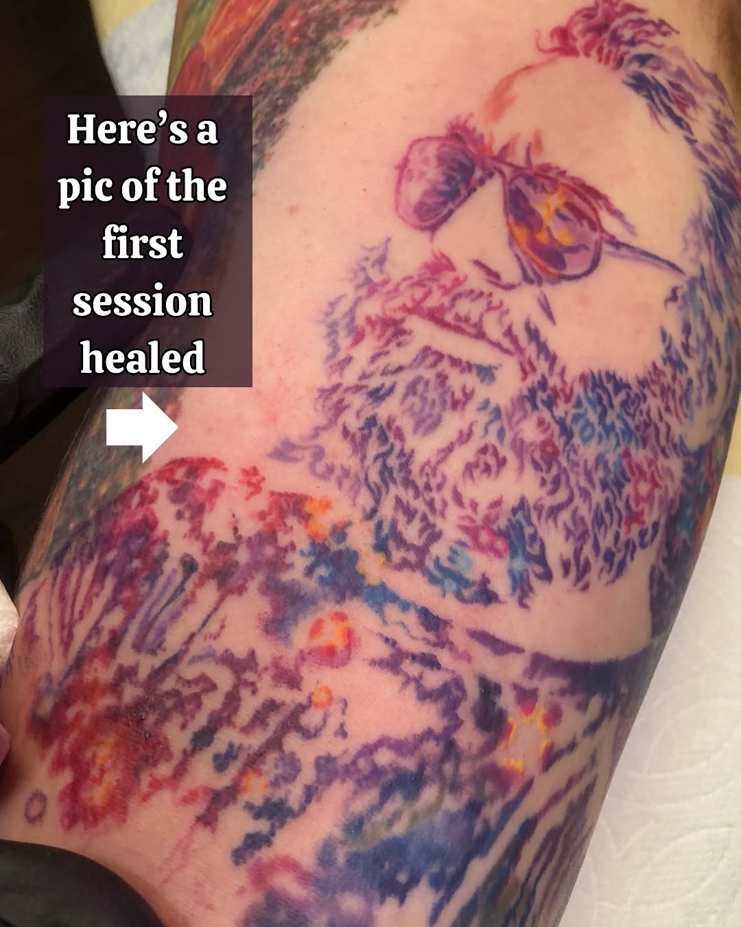 Tattoo by @jameskernart — realism, trash_polka