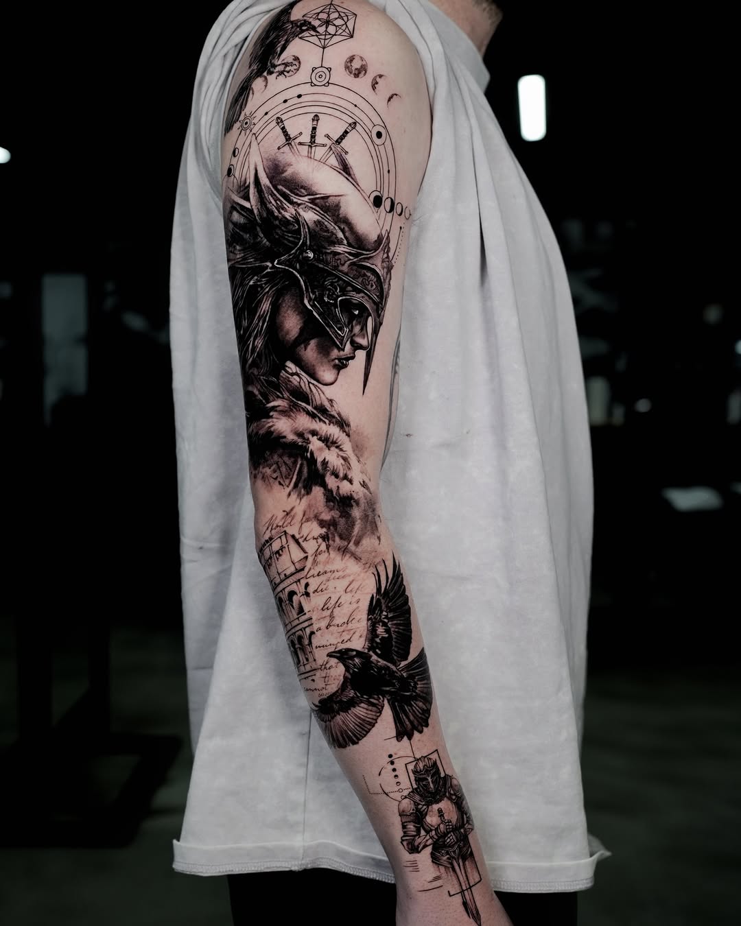 Tattoo by @katuvetattoo β black_and_grey, illustrative