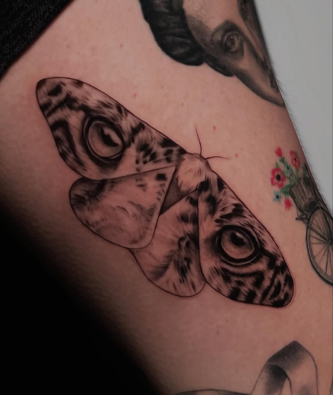 Tattoo by @leeranco_tattoos โ realism, black_and_grey