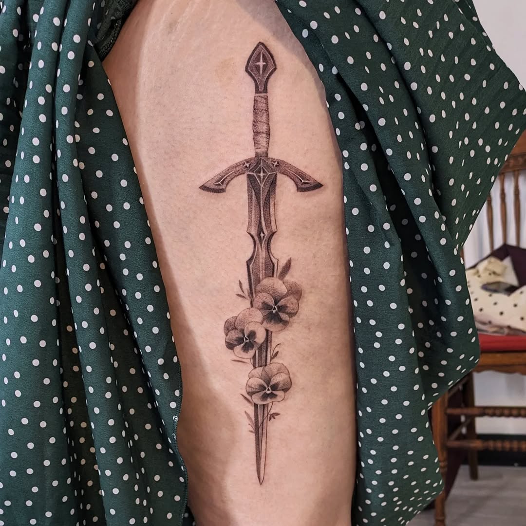 Tattoo by @jasdillonart — fine_line, black_and_grey