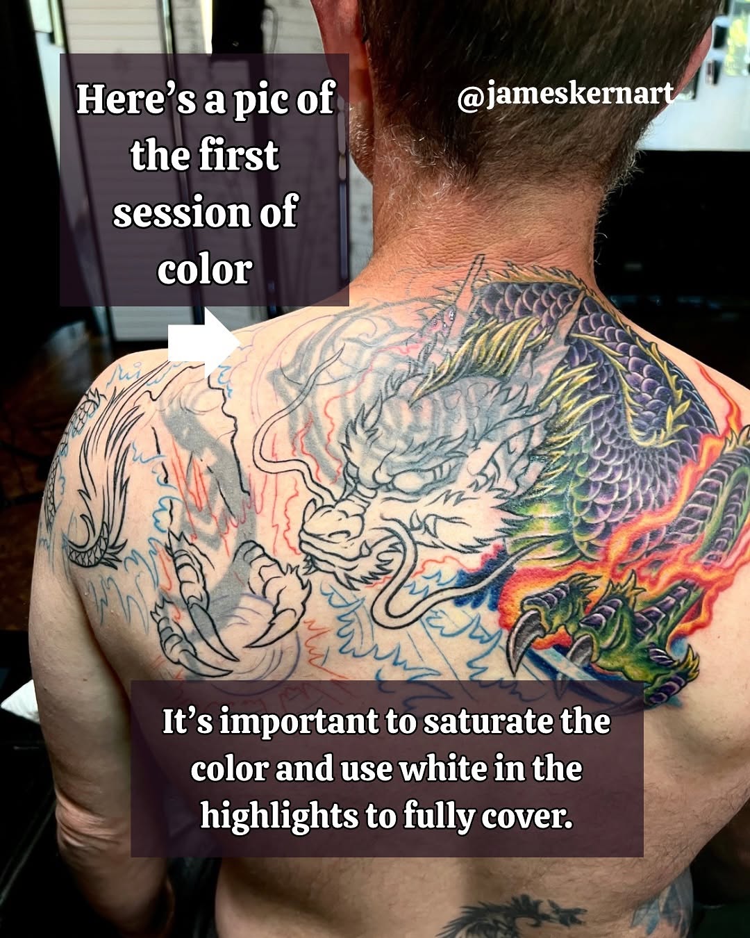 Tattoo by @jameskernart — japanese_irezumi, black_and_grey