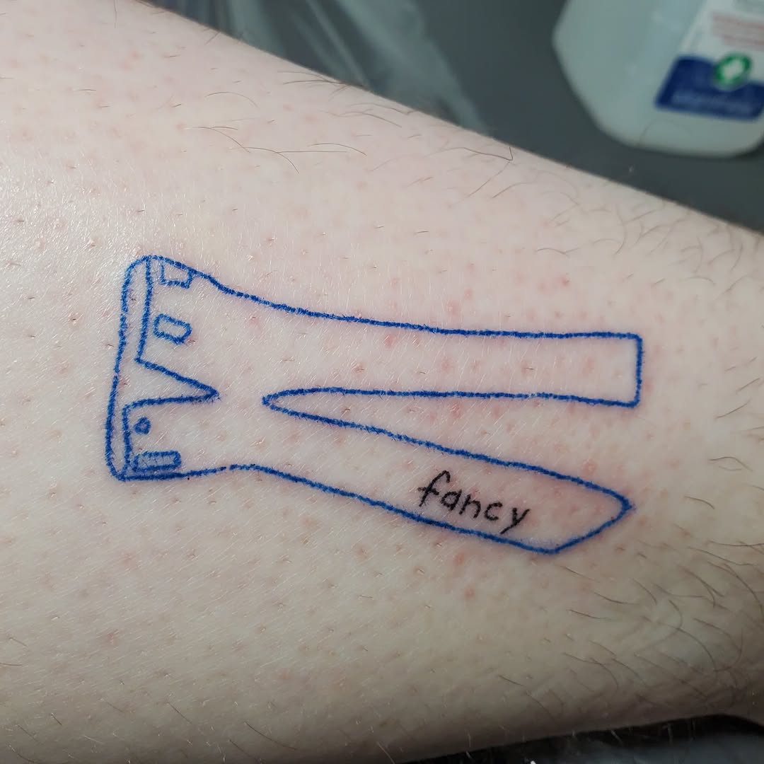 Tattoo by @sticky.geranium.tattoos — lettering_script