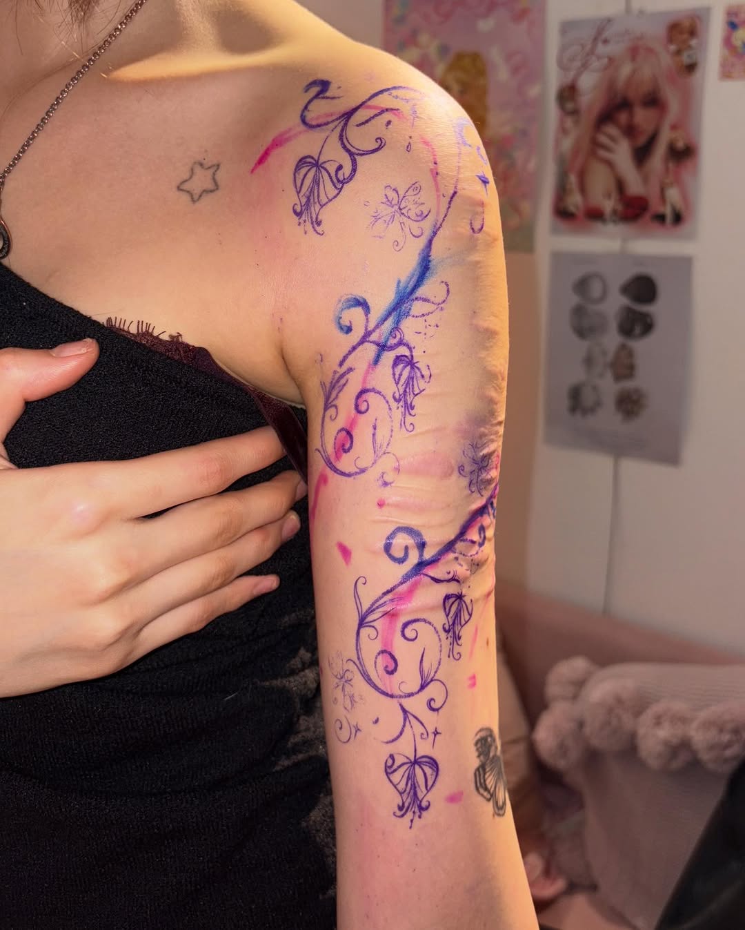 Tattoo by @neooink — fine_line, watercolor