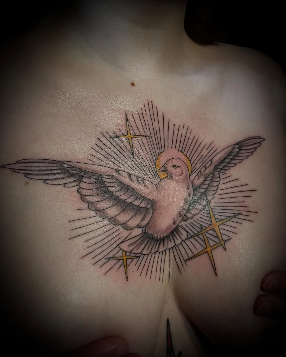 Tattoo by @jacobfinellitattoos — illustrative, geometric
