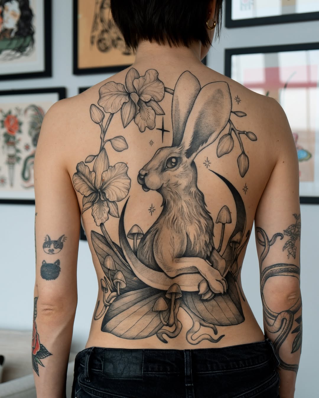 Tattoo by @mikaylasuetattoo — realism, black_and_grey