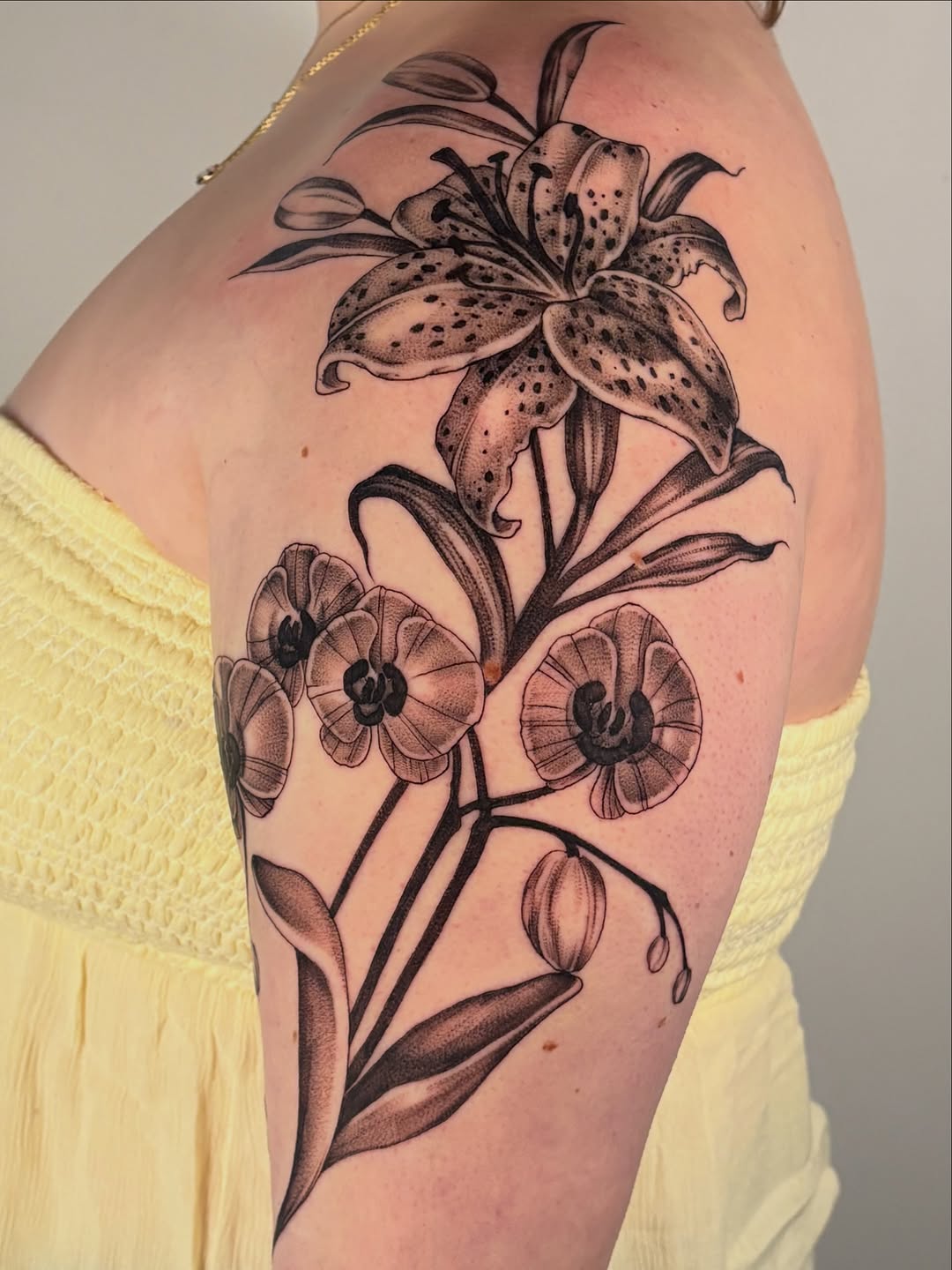 Tattoo by @thora_lorelei — black_and_grey, realism